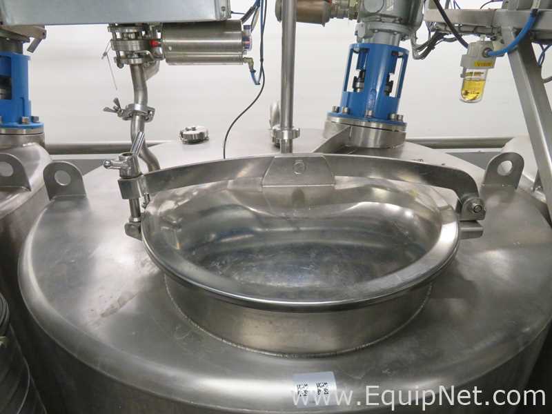 Fastpol 1800 Liter Stainless Steel Atex Rated Mixer With Top Mounted Agitator