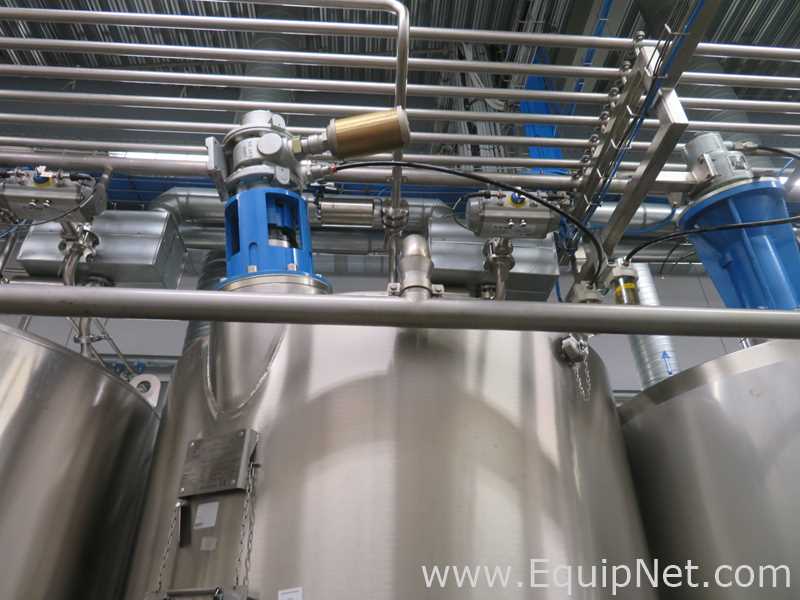 Fastpol 1800 Liter Stainless Steel Atex Rated Mixer With Top Mounted Agitator