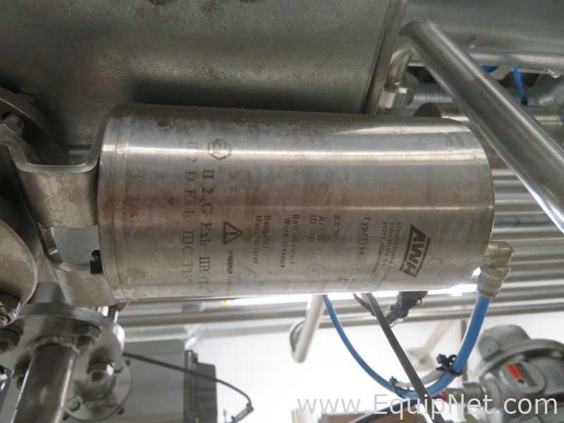 Fastpol 1800 Liter Stainless Steel Atex Rated Mixer With Top Mounted Agitator