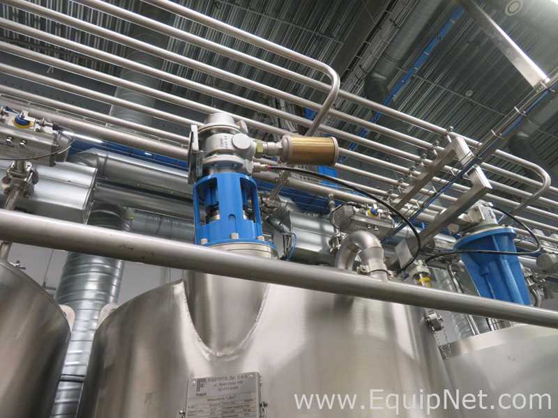 Fastpol 1800 Liter Stainless Steel Atex Rated Mixer With Top Mounted Agitator
