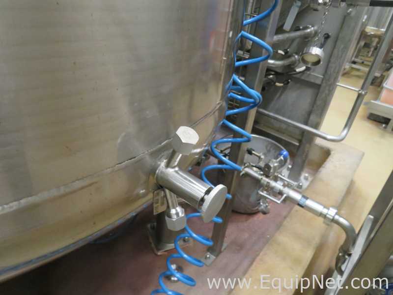 Fastpol 1800 Liter Stainless Steel Atex Rated Mixer With Top Mounted Agitator