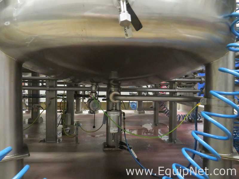 Fastpol 1800 Liter Stainless Steel Atex Rated Mixer With Top Mounted Agitator