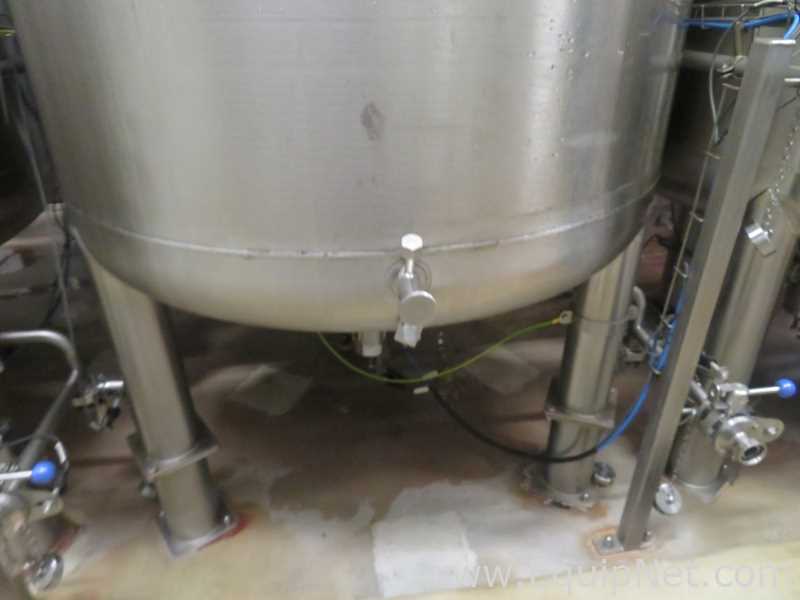 Fastpol 1800 Liter Stainless Steel Atex Rated Mixer With Top Mounted Agitator