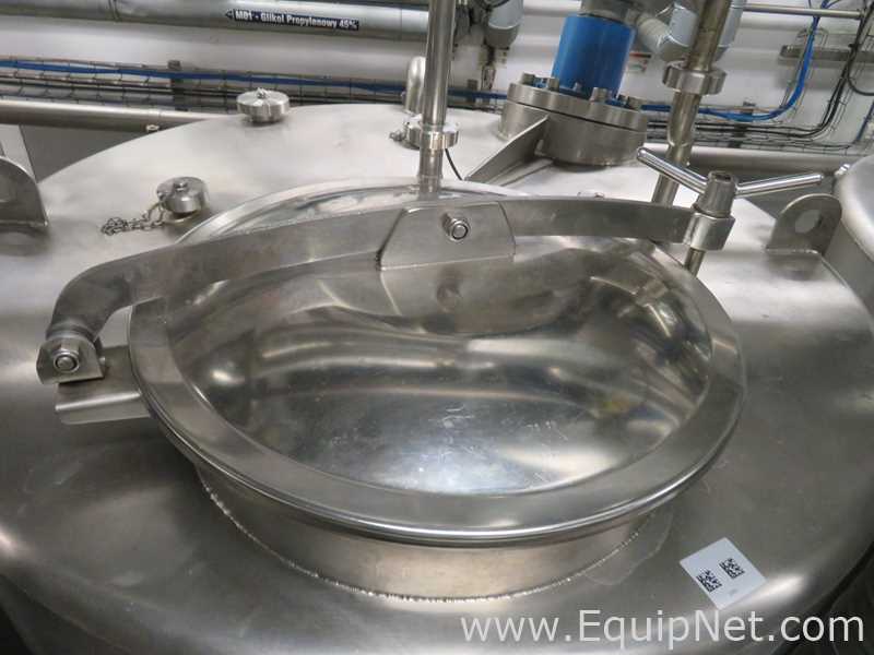 Fastpol 1800 Liter Stainless Steel Atex Rated Mixer With Top Mounted Agitator