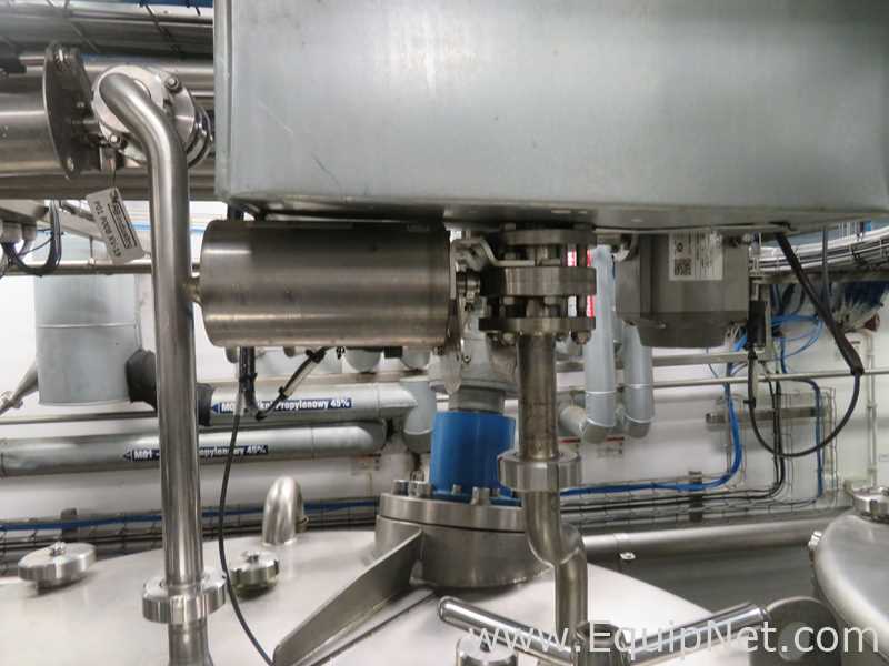 Fastpol 1800 Liter Stainless Steel Atex Rated Mixer With Top Mounted Agitator