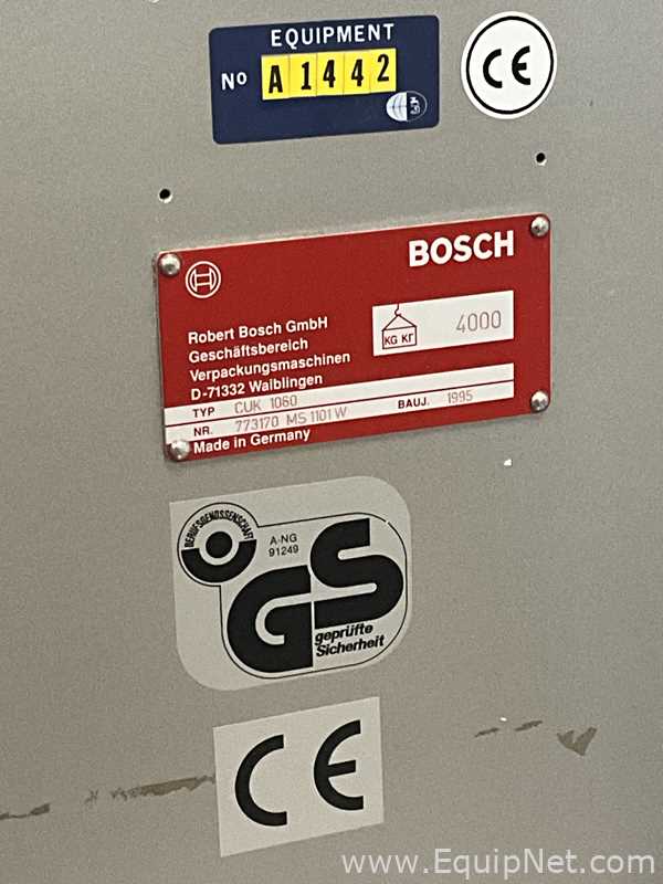 Encartonadora Horizontal Bosch CUK 1060