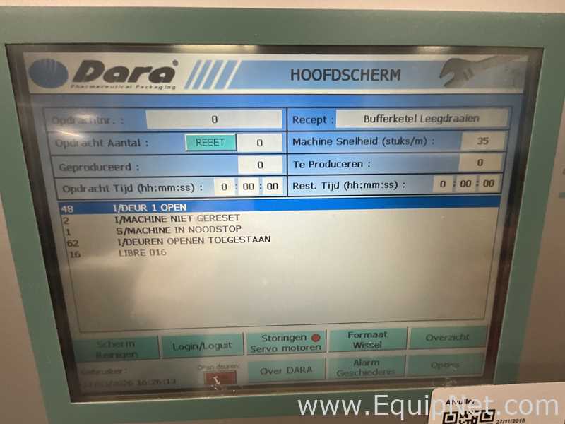 Linhas de Envasadora Dara Pharmaceutical Packaging Co SYX-E-OR/D