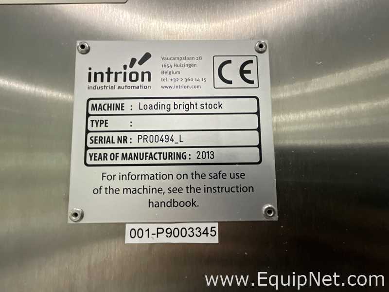 Linhas de Paletizador e Despaletizador Intrion Loading Bright Stock