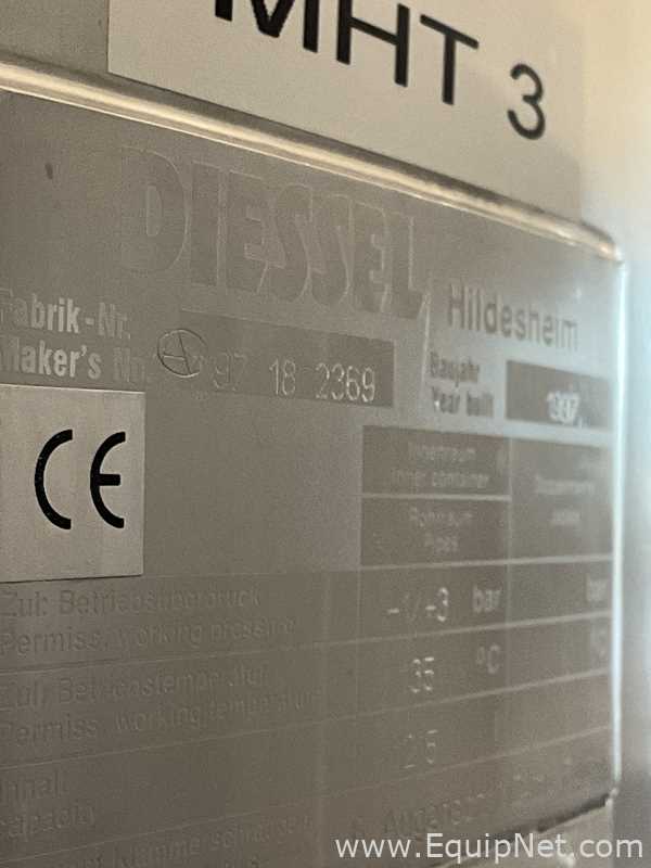 Recipiente Mezclador Acero inoxidable DIESSEL HILDESCHEIM .  1215 Litros