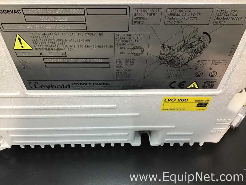 Bomba de Vacío Leybold Sogevac SV40/65 BIFC