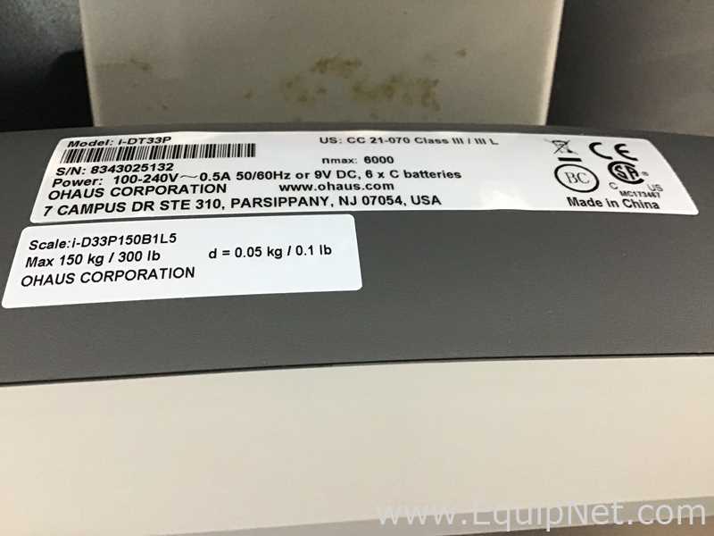Báscula Ohaus Corporation Defender 3000