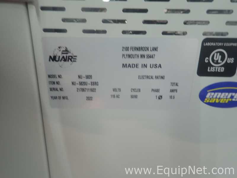 Nuaire NU-5820 Double Stack Incubators
