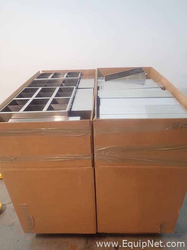 Pallet of Metal Cryogenic Storage Racks