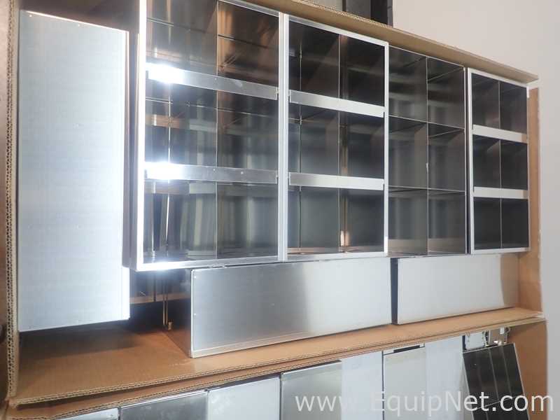 Pallet of Metal Cryogenic Storage Racks