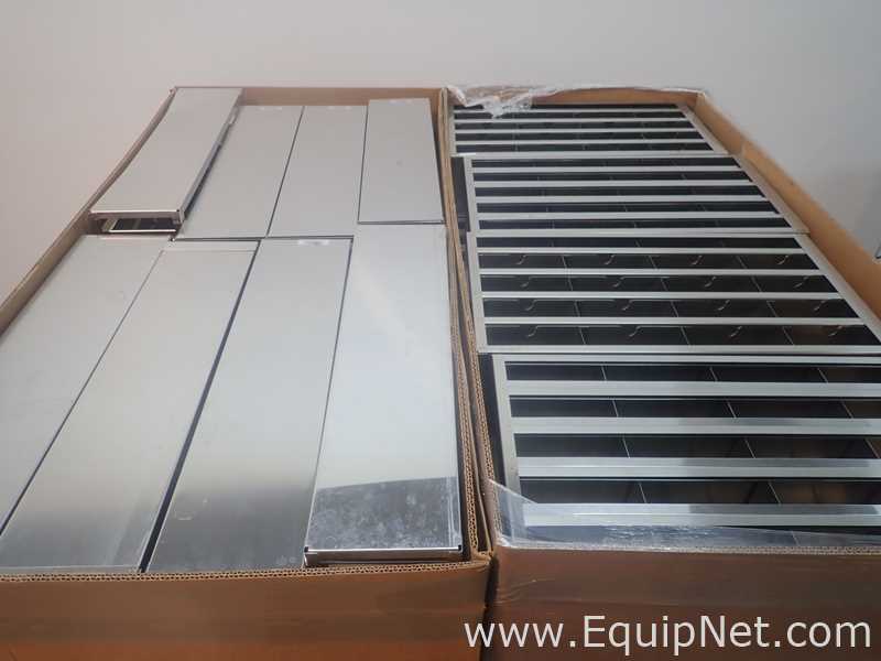 Pallet of Metal Cryogenic Storage Racks