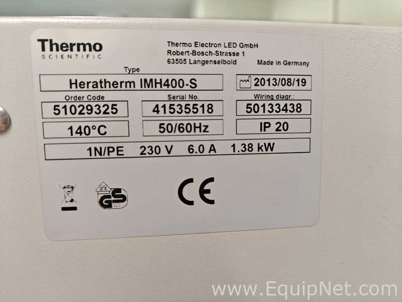 Incubadora Thermo Scientific IMH400S
