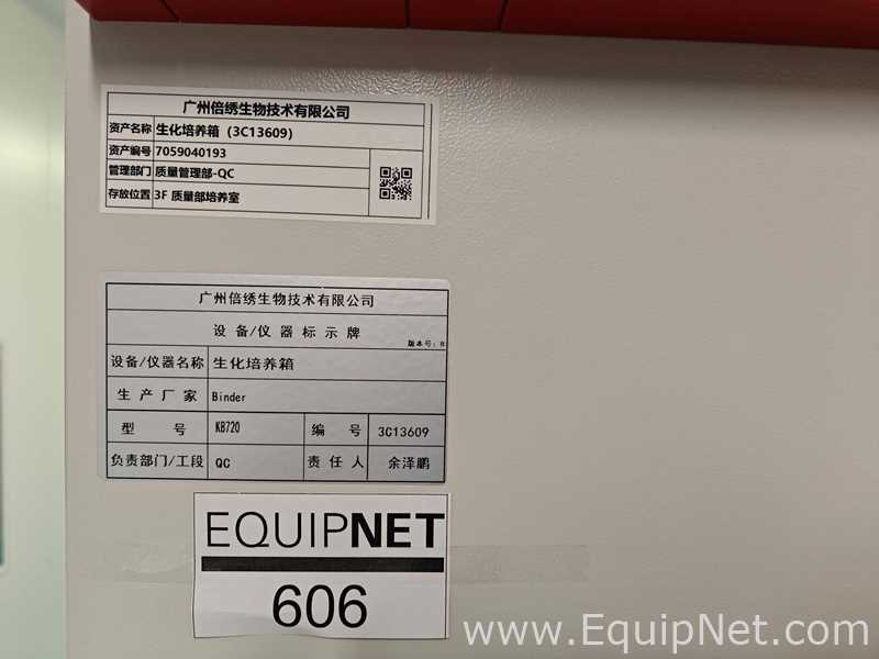 Incubadora Binder KB720