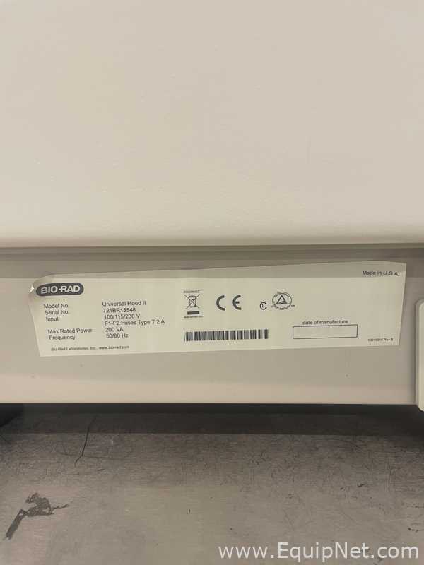 Bio Rad ChemiDoc XRS Imager