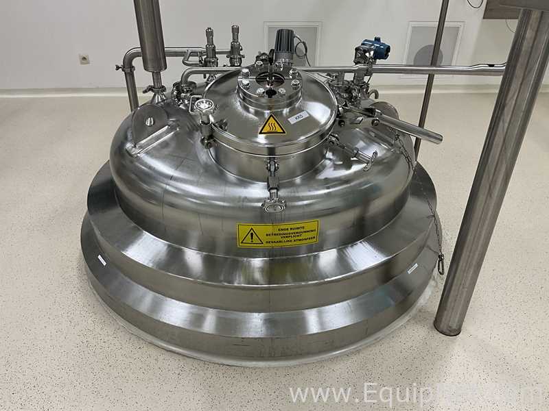 Alteco 3600 Litre Stainless Steel Vacuum Rated Jacketed Mixing Vessel - KK5