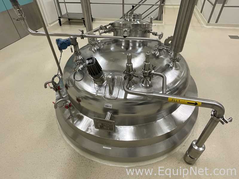 Alteco 3600 Litre Stainless Steel Vacuum Rated Jacketed Mixing Vessel - KK5