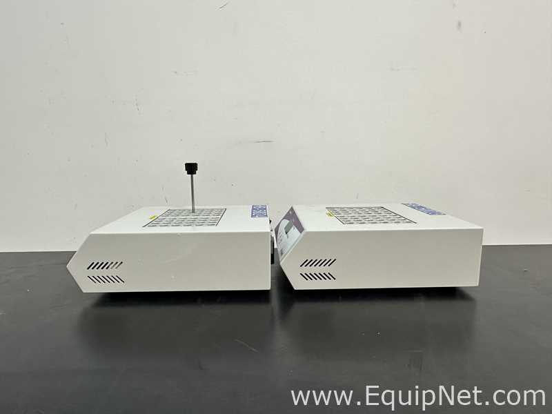 Lot of 2 GeneMate BSH1002 Dry Baths and VWR 949VWHB1USS Analog Block Heater