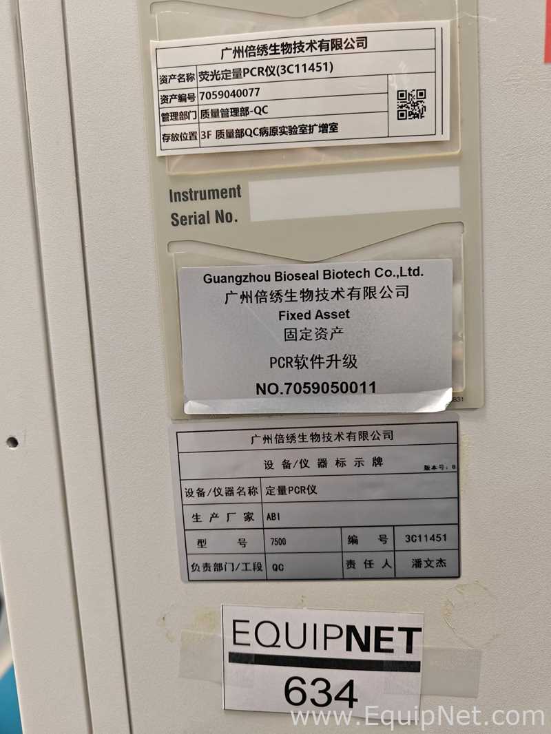 Applied Biosystems 7500 PCR Lot 634