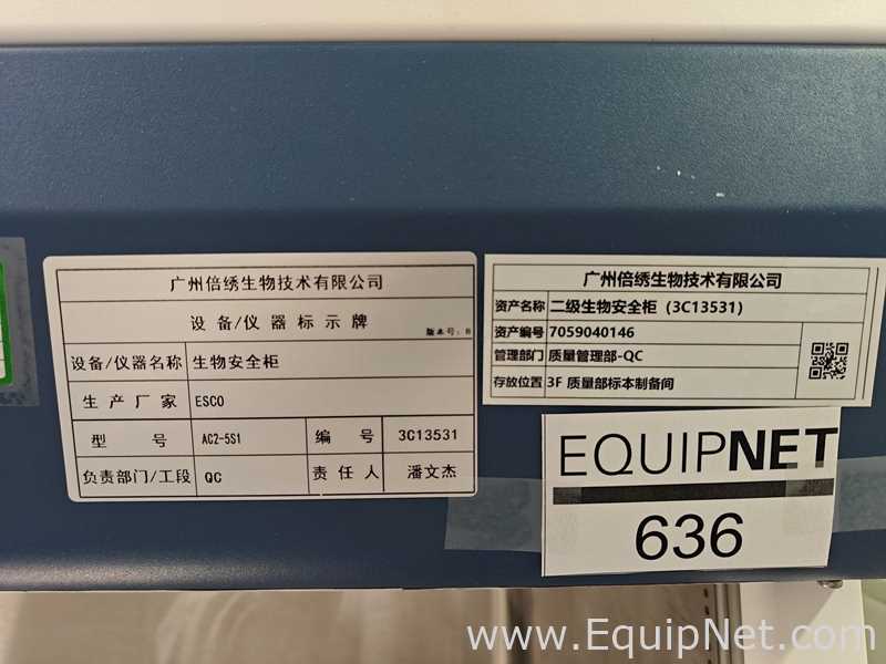 Cabina de Seguridad Biológica Esco AC2-5S1