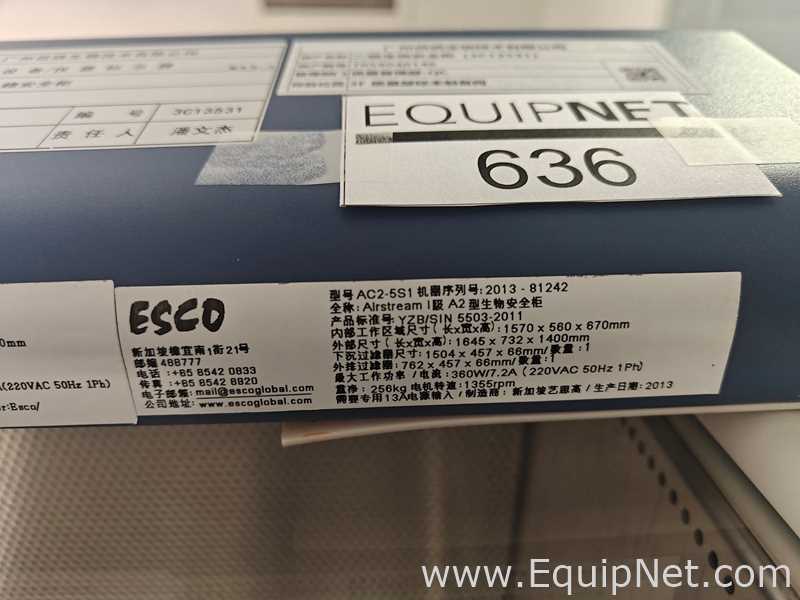 Cabina de Seguridad Biológica Esco AC2-5S1