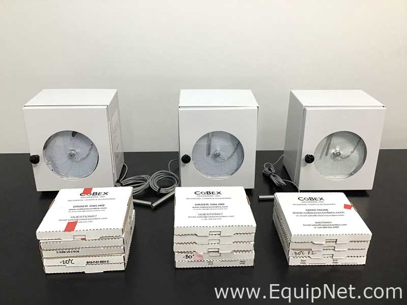 Lot Of 3 Thermo Fisher Scientific 6383-7A Chart Recorder