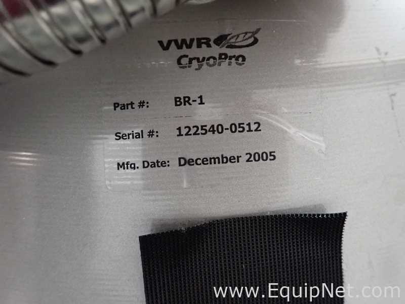 VWR CryoPro Liquid Nitrogen Dewar