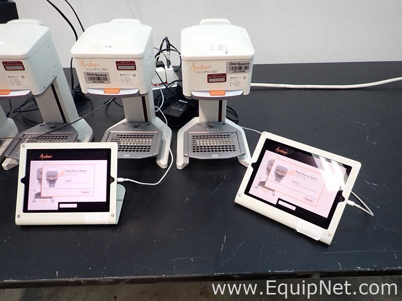 Lot of 4 Avidien microPro 300 Dispensers with 3 Apple Tablets