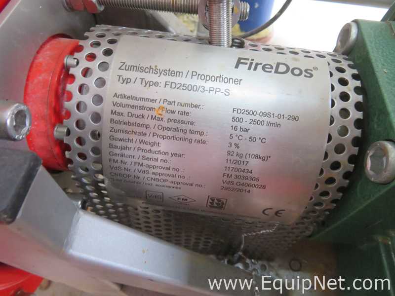 Equipamento de Segurança FireDos FD2500/3-PP-S