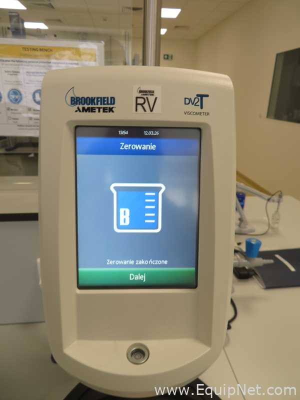 Viscosímetro Brookfield Ametek DV2TRVMJO