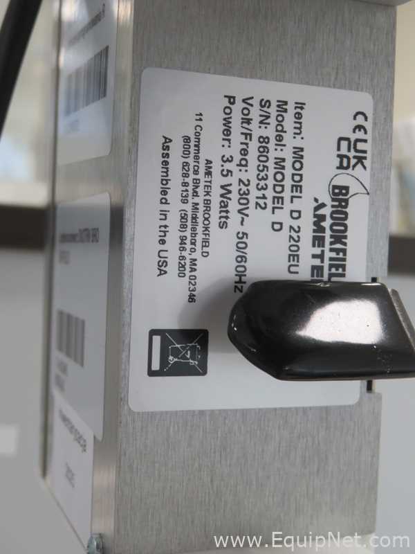 Viscosímetro Brookfield Ametek DV2TRVMJO