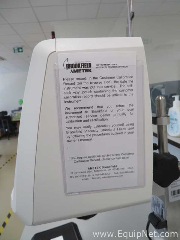 Viscosímetro Brookfield Ametek DV2TRVMJO