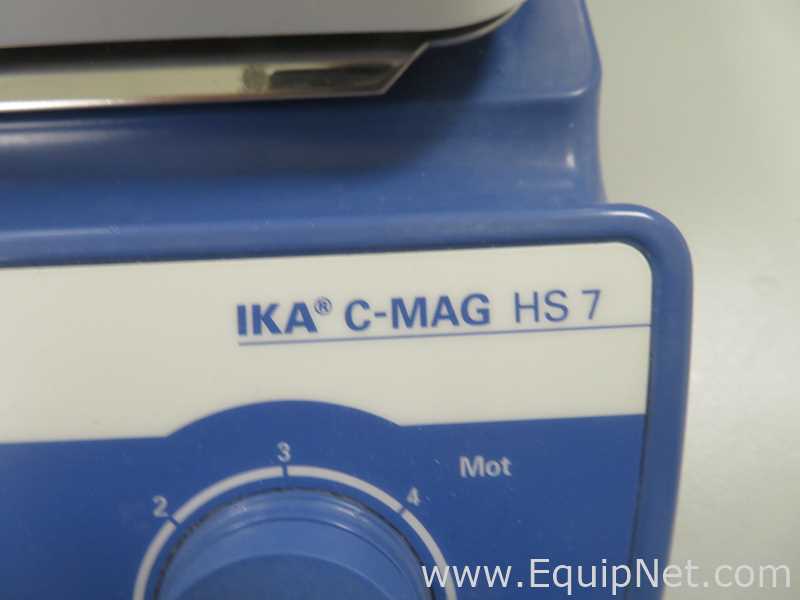IKA C-MAG HS7 Digital Magnetic Hotplate Stirrer with IKA ETS-D5 Electronic Contact Thermometer