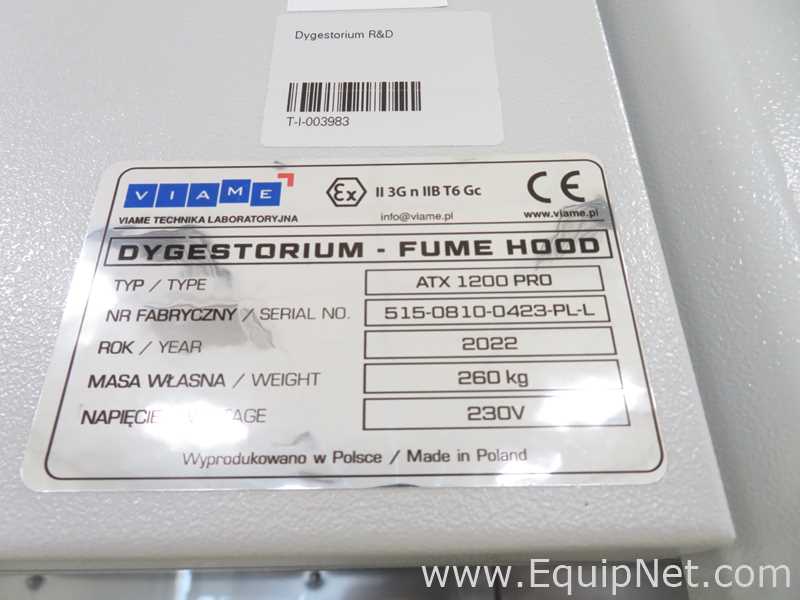 Capela de Exaustão e Fluxo Laminar Viame ATX1200 PRO