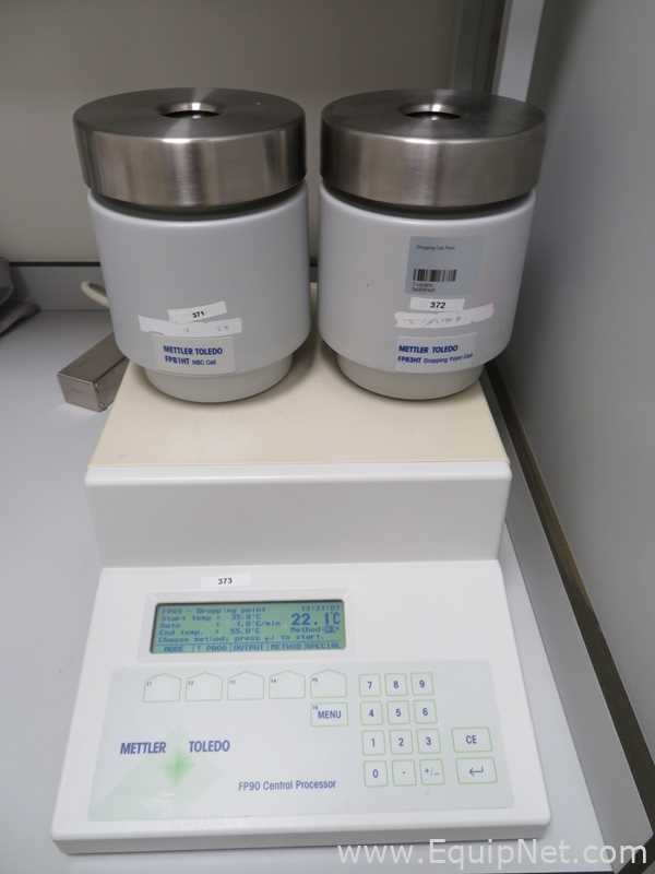 Mettler Toledo FP90 Central Processor with FP81HT MBC Cell and FP83HT Dropping Point Cell