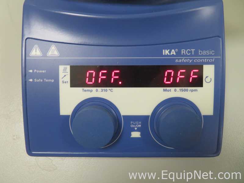 IKA RCT Basic Magnetic Stirrer with IKA ETS-D5 Electronic Contact Thermometer
