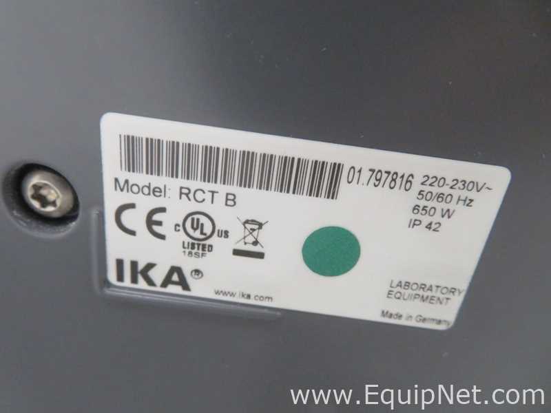 IKA RCT Basic Magnetic Stirrer with IKA ETS-D5 Electronic Contact Thermometer