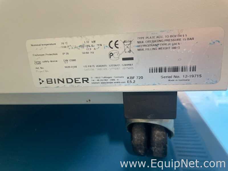Cámara Ambientales y de Estabilidad Binder KBF 720