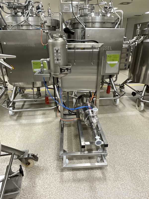 Silverson FMX25 Stainless Steel Contact Parts Portable High Shear Inline Mixer
