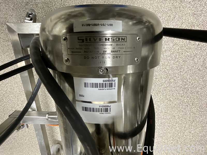 Silverson FMX25 Stainless Steel Contact Parts Portable High Shear Inline Mixer