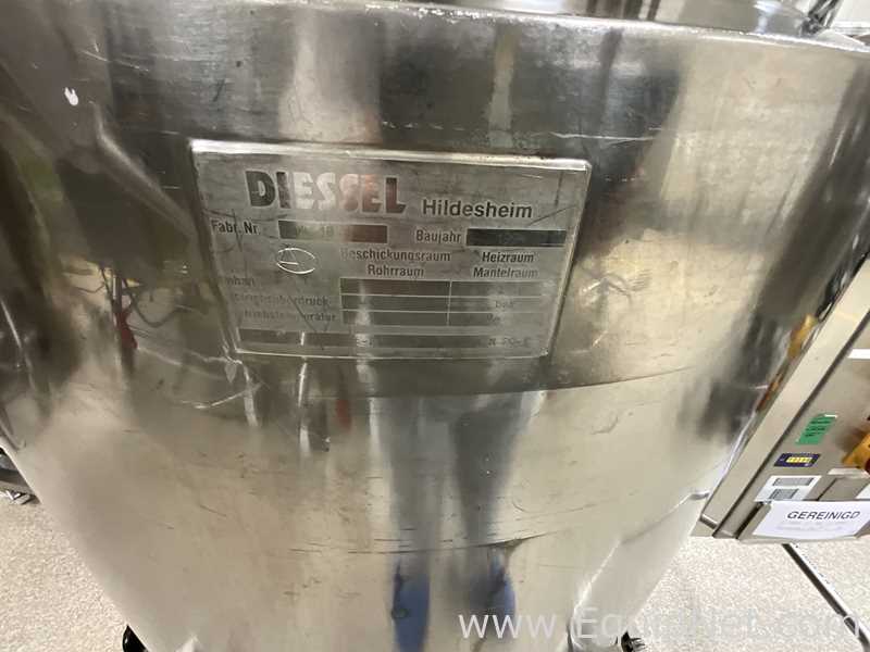 Recipiente Mezclador Acero inoxidable DIESSEL HILDESCHEIM .  422 Litros