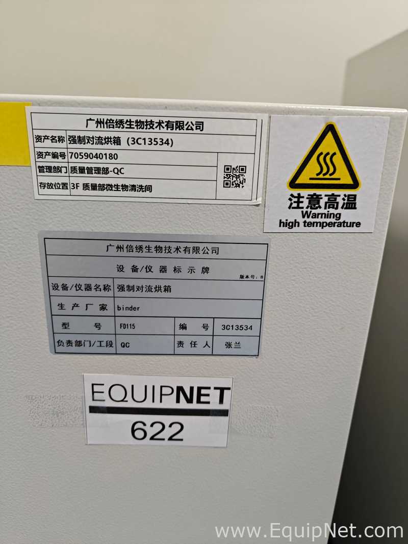 Horno Convencional Binder FD 115