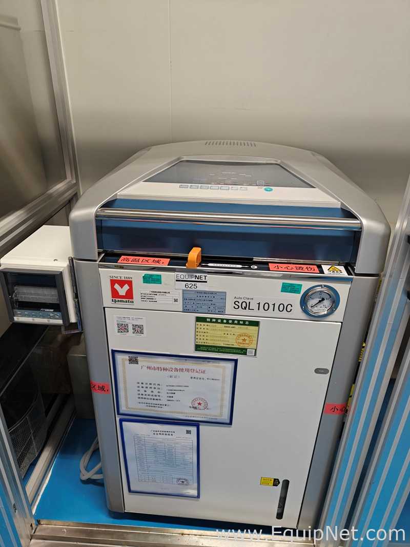 Yamato SQL1010C Sterilizer Lot 625