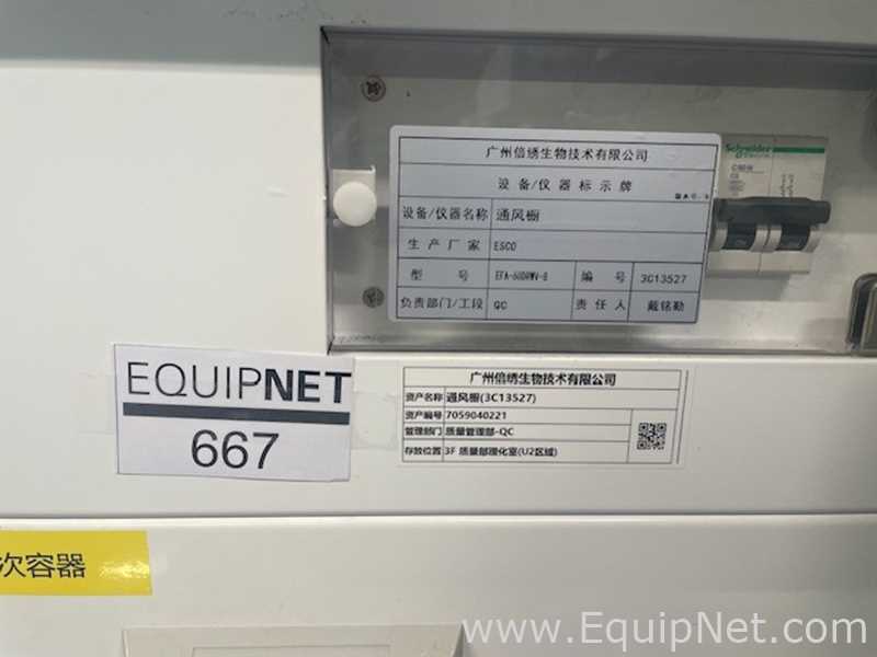 Capela de Exaustão e Fluxo Laminar Esco Lifesciences EFA-6UDRWV-8