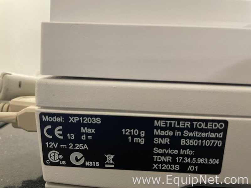 Mettler Toledo XP1203S Electronic Balance Lot 693