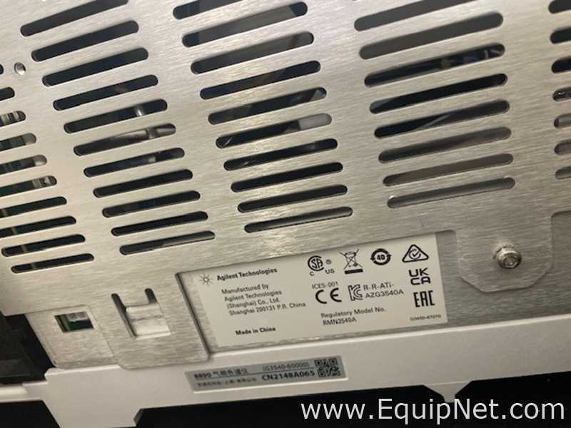 Cromatógrafo de Gas CG Agilent Technologies 8890