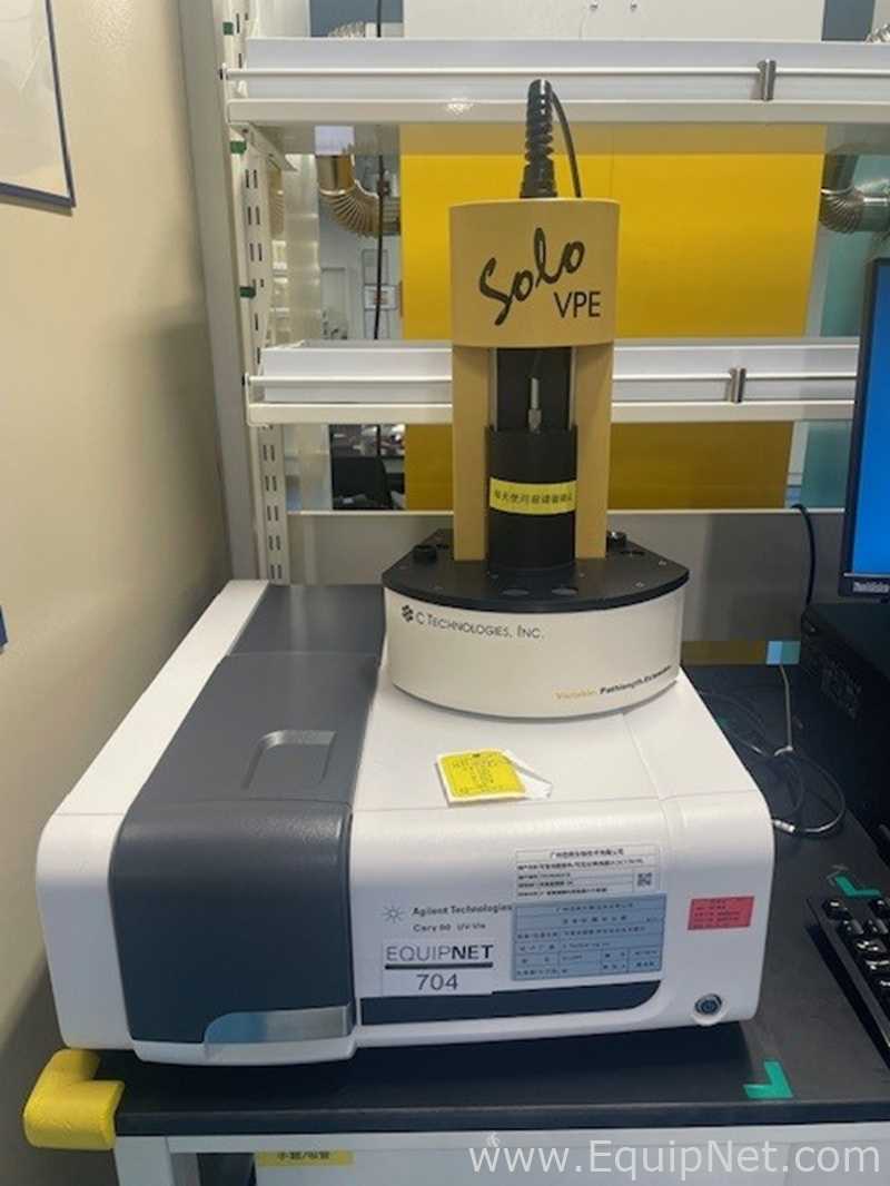 Agilent 6860A UV-VIS Spectrophotometer with Solo VPE Lot 704